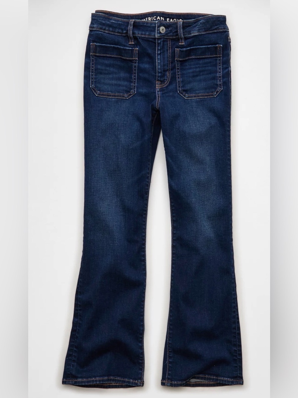 AE Next Level High-Waisted Kick Crop Jean